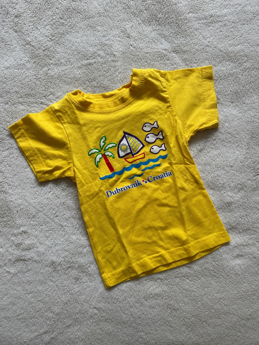 12M Yellow Dubrovnik Croatia Graphic Tee